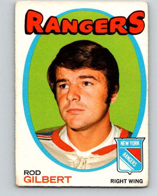1971-72 O-Pee-Chee #123 Rod Gilbert  New York Rangers  V9302