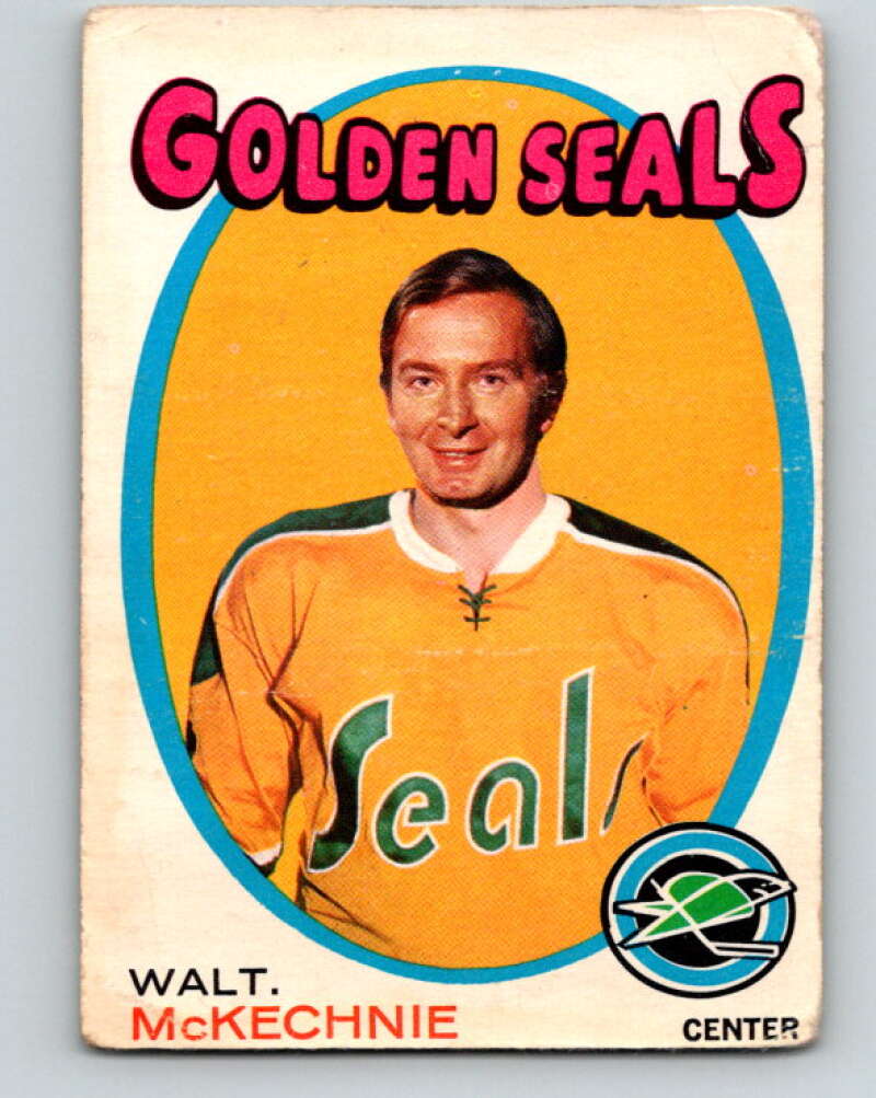 1971-72 O-Pee-Chee #124 Walt McKechnie California Golden Seals V9304