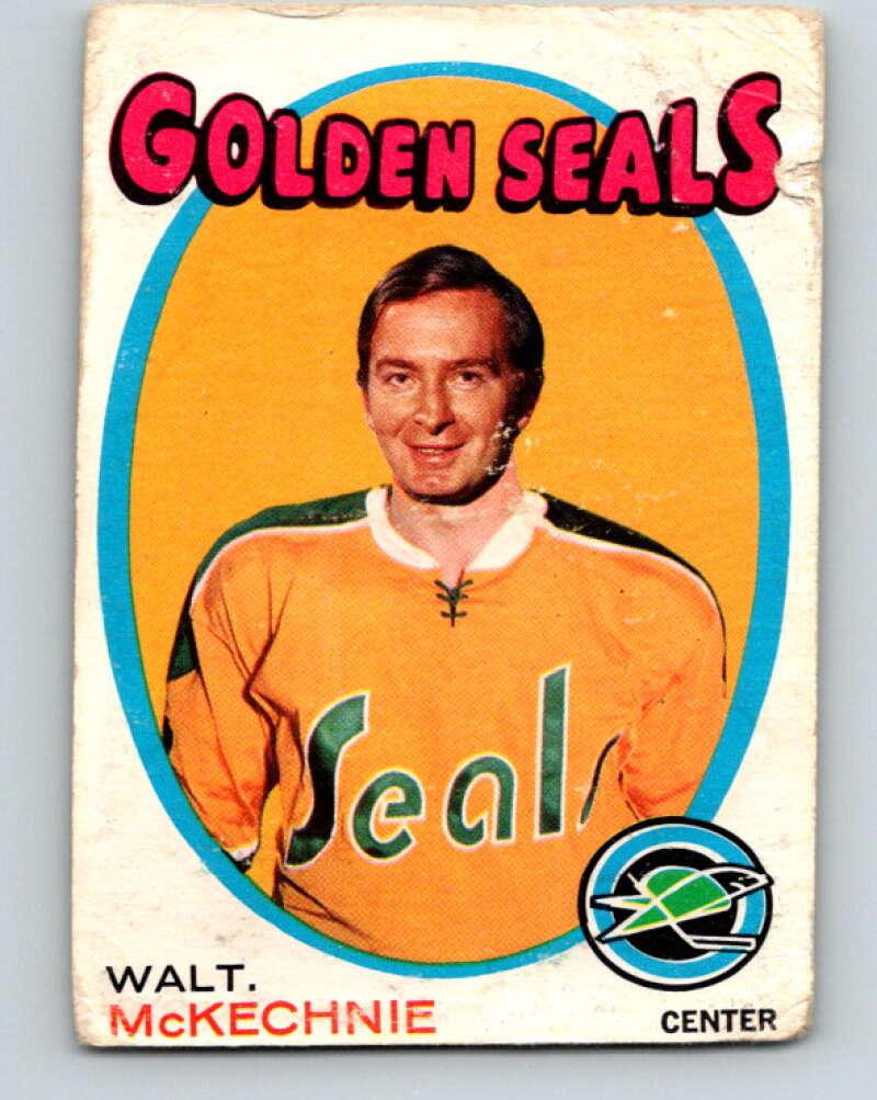 1971-72 O-Pee-Chee #124 Walt McKechnie California Golden Seals V9305