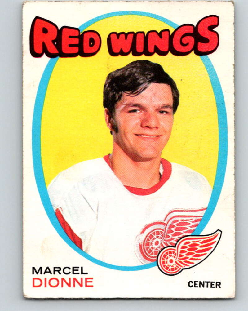 1971-72 O-Pee-Chee #133 Marcel Dionne RC Rookie Detroit Red Wings V9316