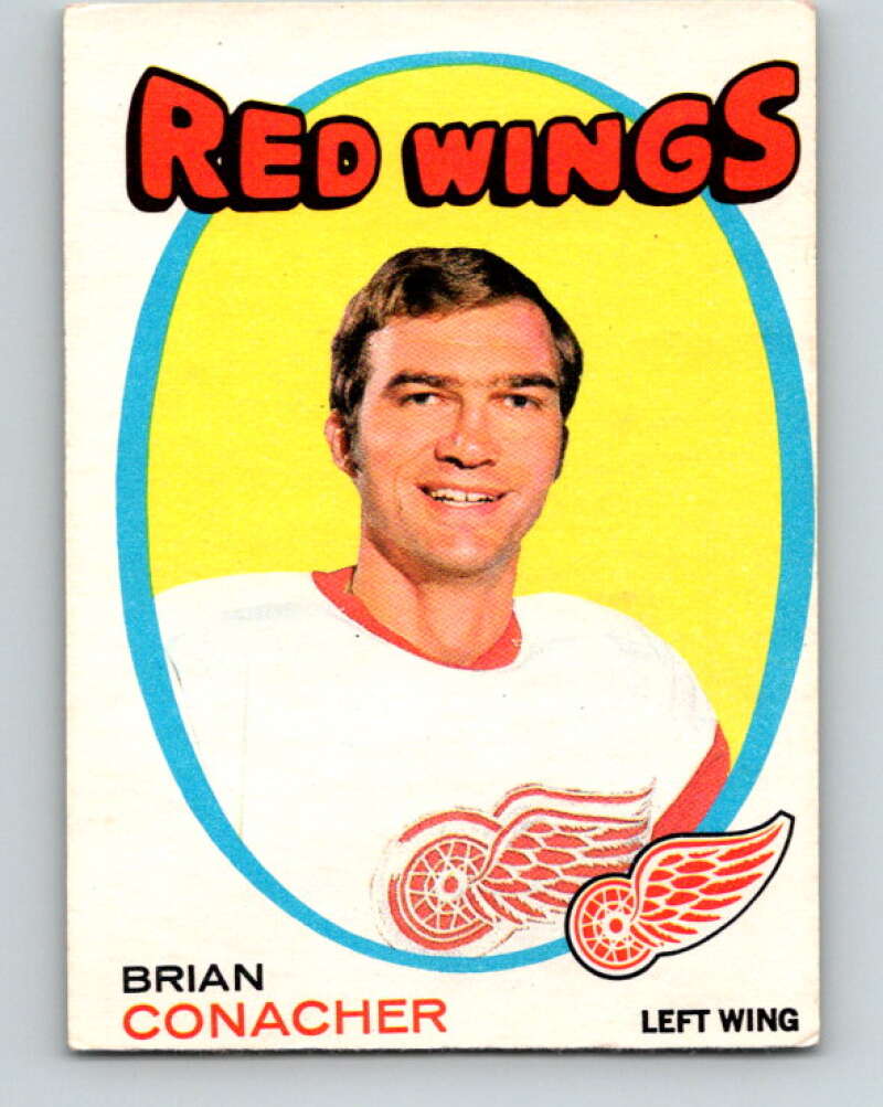 1971-72 O-Pee-Chee #138 Brian Conacher Detroit Red Wings V9335