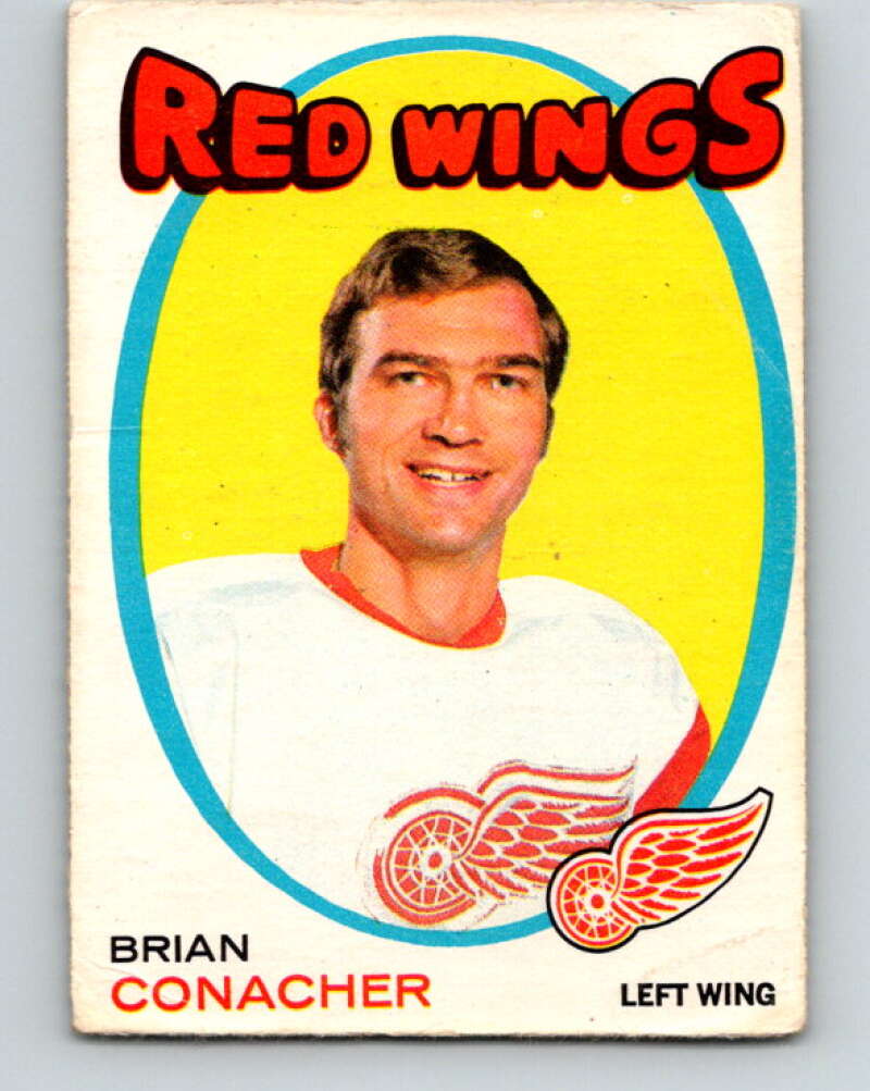 1971-72 O-Pee-Chee #138 Brian Conacher Detroit Red Wings V9336