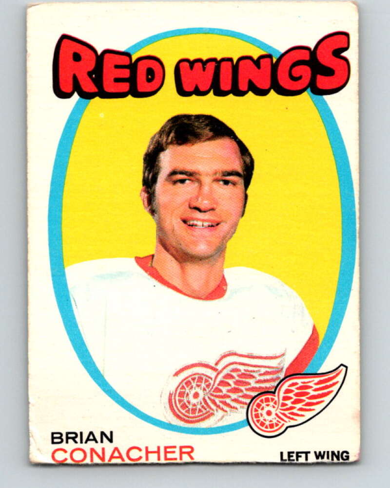 1971-72 O-Pee-Chee #138 Brian Conacher Detroit Red Wings V9338