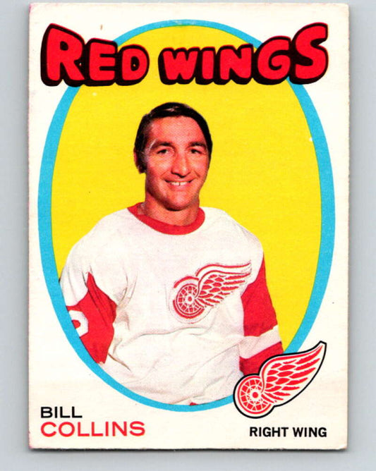 1971-72 O-Pee-Chee #139 Bill Collins  Detroit Red Wings  V9340