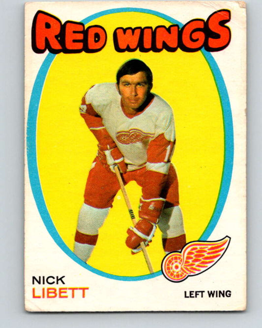 1971-72 O-Pee-Chee #140 Nick Libett  Detroit Red Wings  V9344
