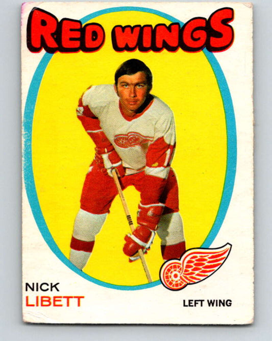 1971-72 O-Pee-Chee #140 Nick Libett  Detroit Red Wings  V9345