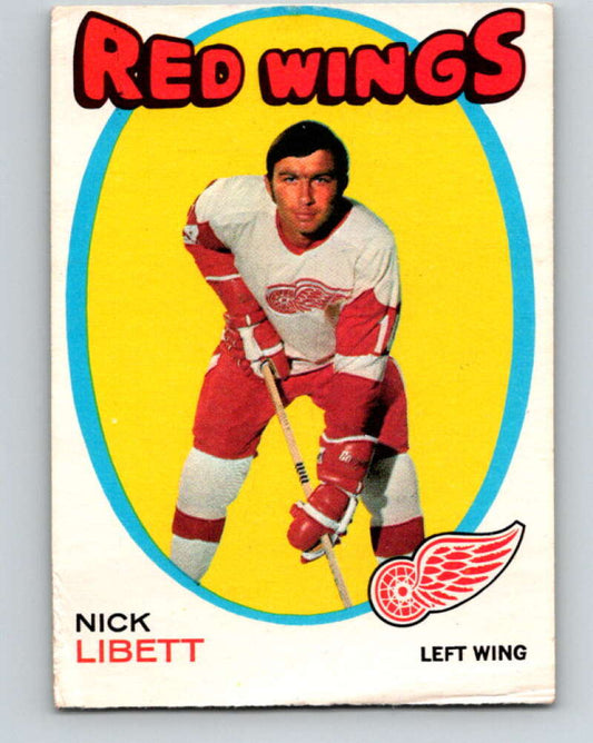 1971-72 O-Pee-Chee #140 Nick Libett  Detroit Red Wings  V9346