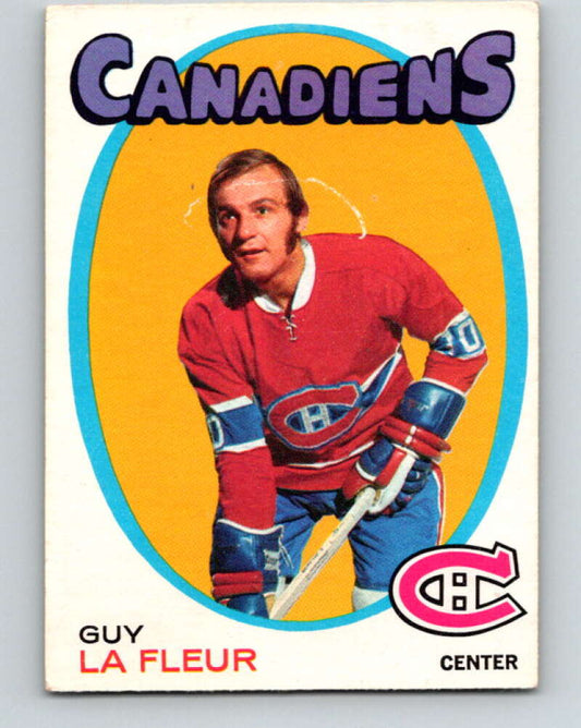 1971-72 O-Pee-Chee #148 Guy Lafleur UER  RC Rookie Montreal Canadiens  V9378