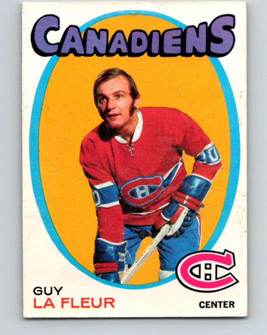 1971-72 O-Pee-Chee #148 Guy Lafleur UER  RC Rookie Montreal Canadiens  V9380