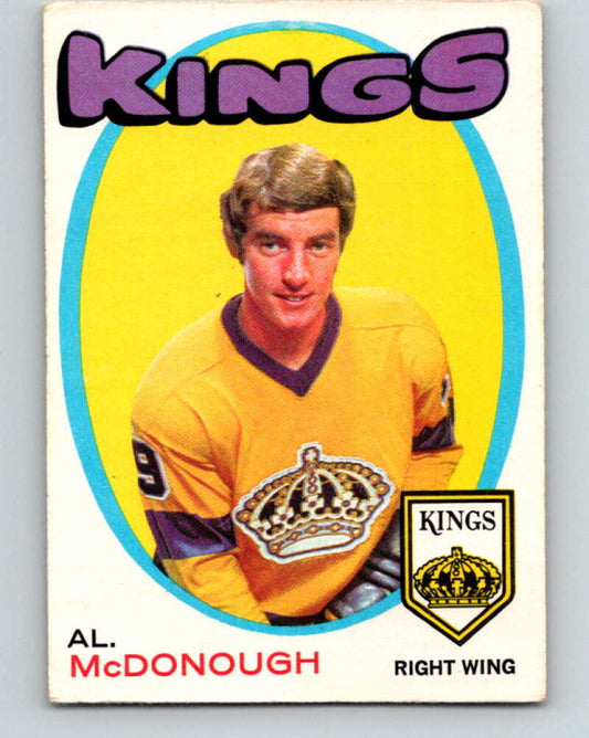 1971-72 O-Pee-Chee #150 Al McDonough  RC Rookie Los Angeles Kings  V9387