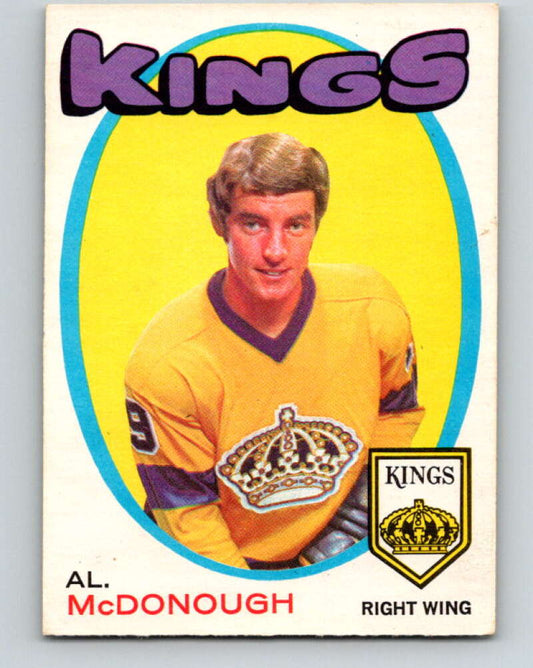 1971-72 O-Pee-Chee #150 Al McDonough  RC Rookie Los Angeles Kings  V9388