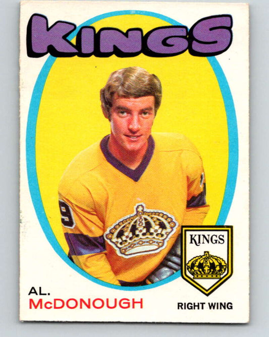 1971-72 O-Pee-Chee #150 Al McDonough  RC Rookie Los Angeles Kings  V9389
