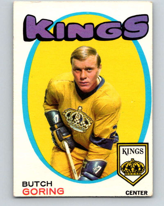 1971-72 O-Pee-Chee #152 Butch Goring  RC Rookie Los Angeles Kings  V9397