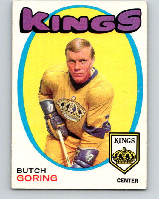 1971-72 O-Pee-Chee #152 Butch Goring  RC Rookie Los Angeles Kings  V9398