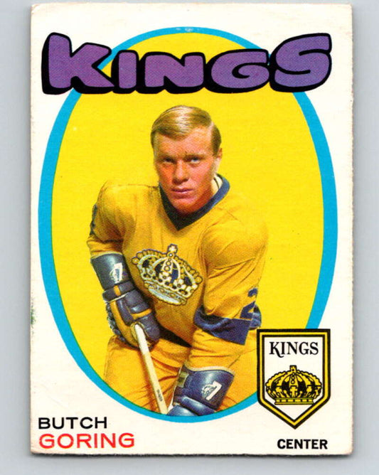 1971-72 O-Pee-Chee #152 Butch Goring  RC Rookie Los Angeles Kings  V9400