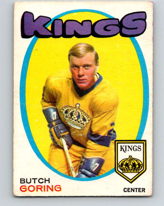 1971-72 O-Pee-Chee #152 Butch Goring  RC Rookie Los Angeles Kings  V9402