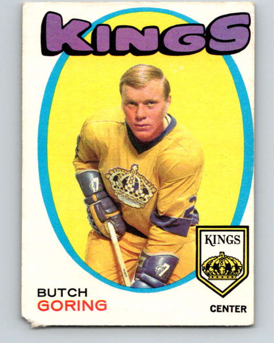 1971-72 O-Pee-Chee #152 Butch Goring  RC Rookie Los Angeles Kings  V9404