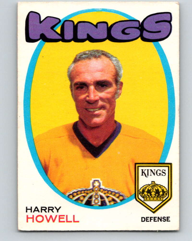 1971-72 O-Pee-Chee #153 Harry Howell Los Angeles Kings V9405