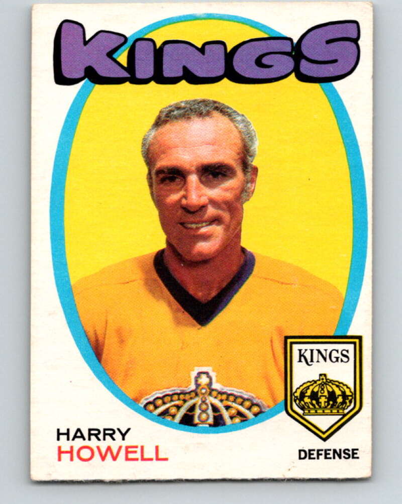 1971-72 O-Pee-Chee #153 Harry Howell Los Angeles Kings V9406