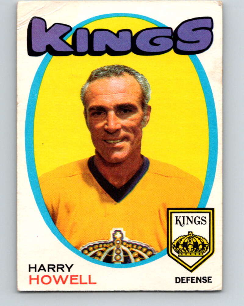 1971-72 O-Pee-Chee #153 Harry Howell Los Angeles Kings V9407