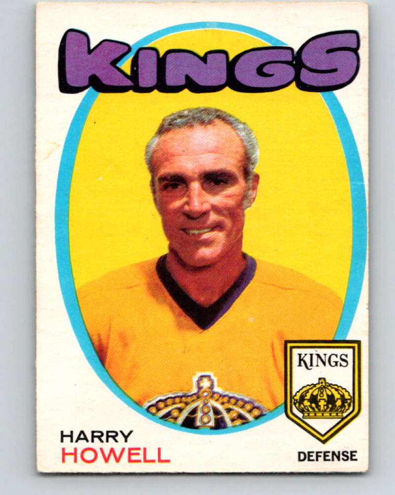 1971-72 O-Pee-Chee #153 Harry Howell Los Angeles Kings V9408