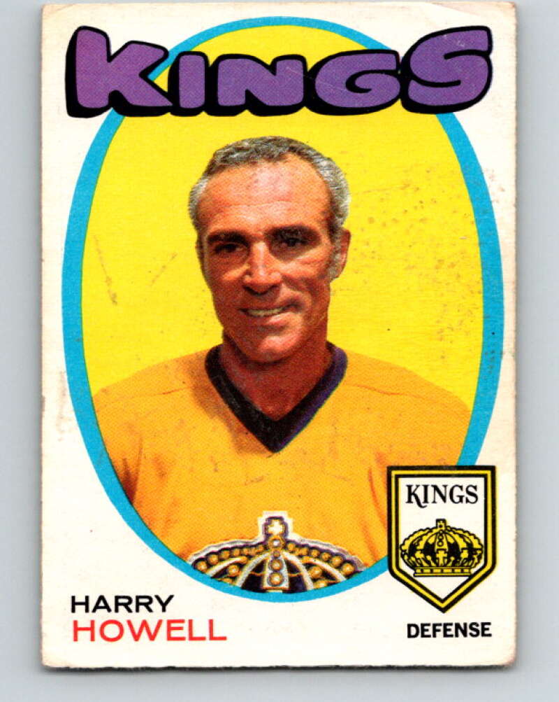 1971-72 O-Pee-Chee #153 Harry Howell Los Angeles Kings V9409