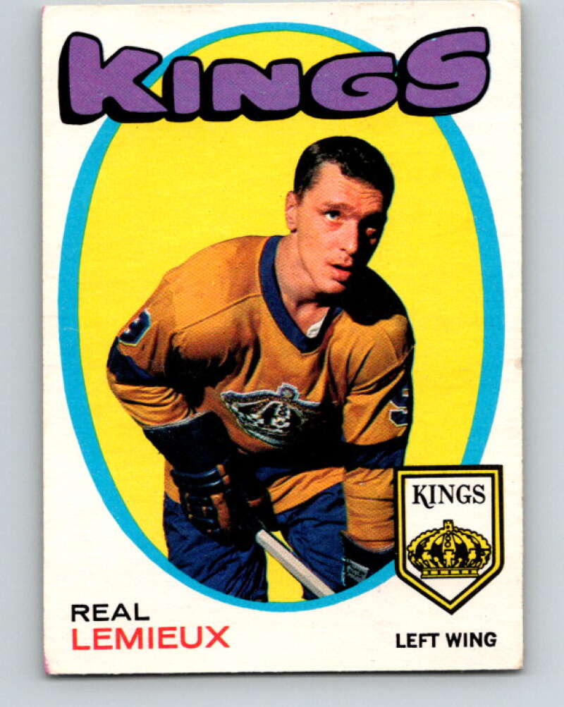 1971-72 O-Pee-Chee #154 Real Lemieux Los Angeles Kings V9410
