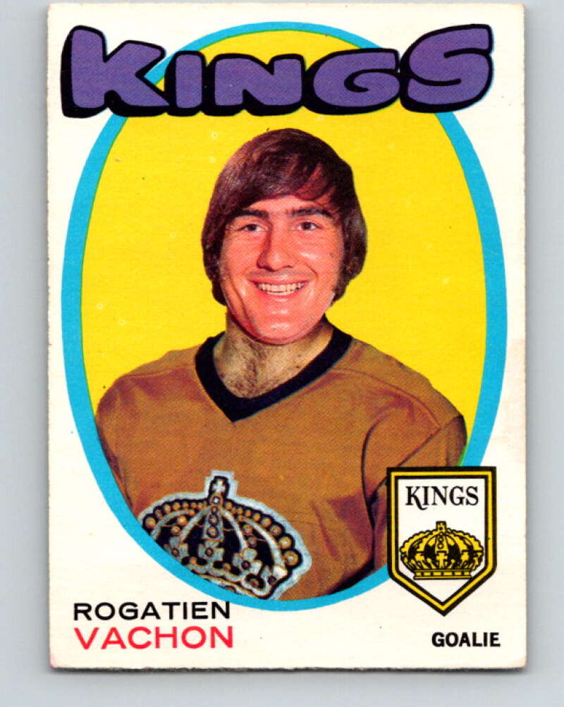 1971-72 O-Pee-Chee #156 Rogie Vachon Los Angeles Kings V9417