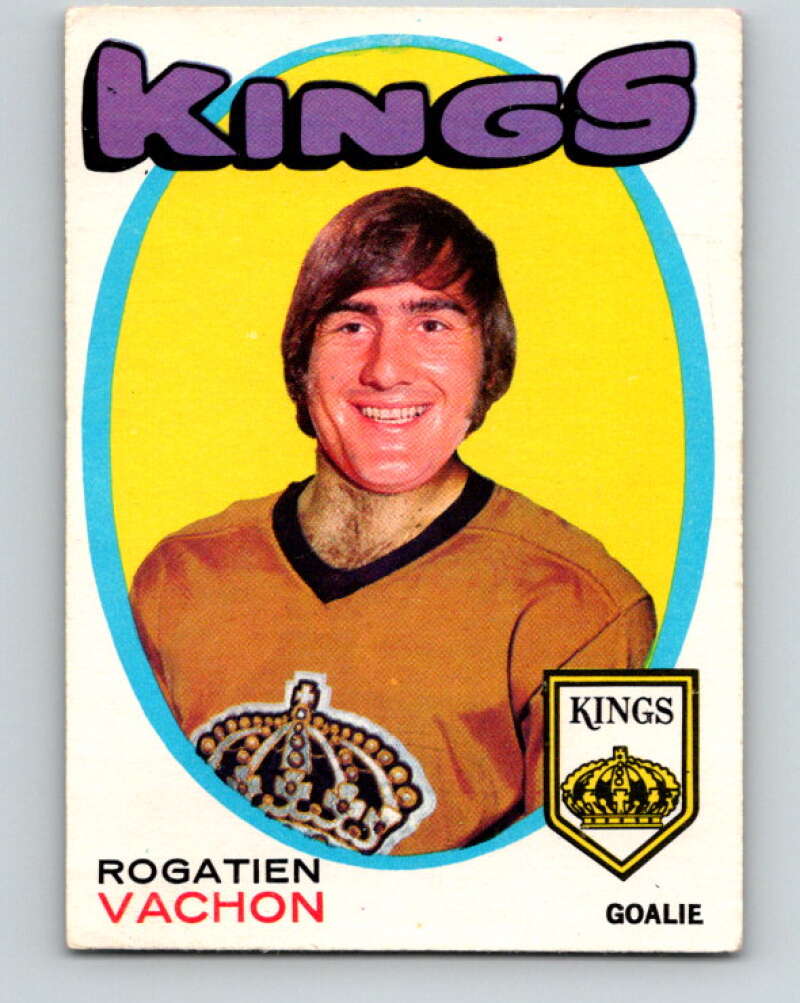 1971-72 O-Pee-Chee #156 Rogie Vachon Los Angeles Kings V9418