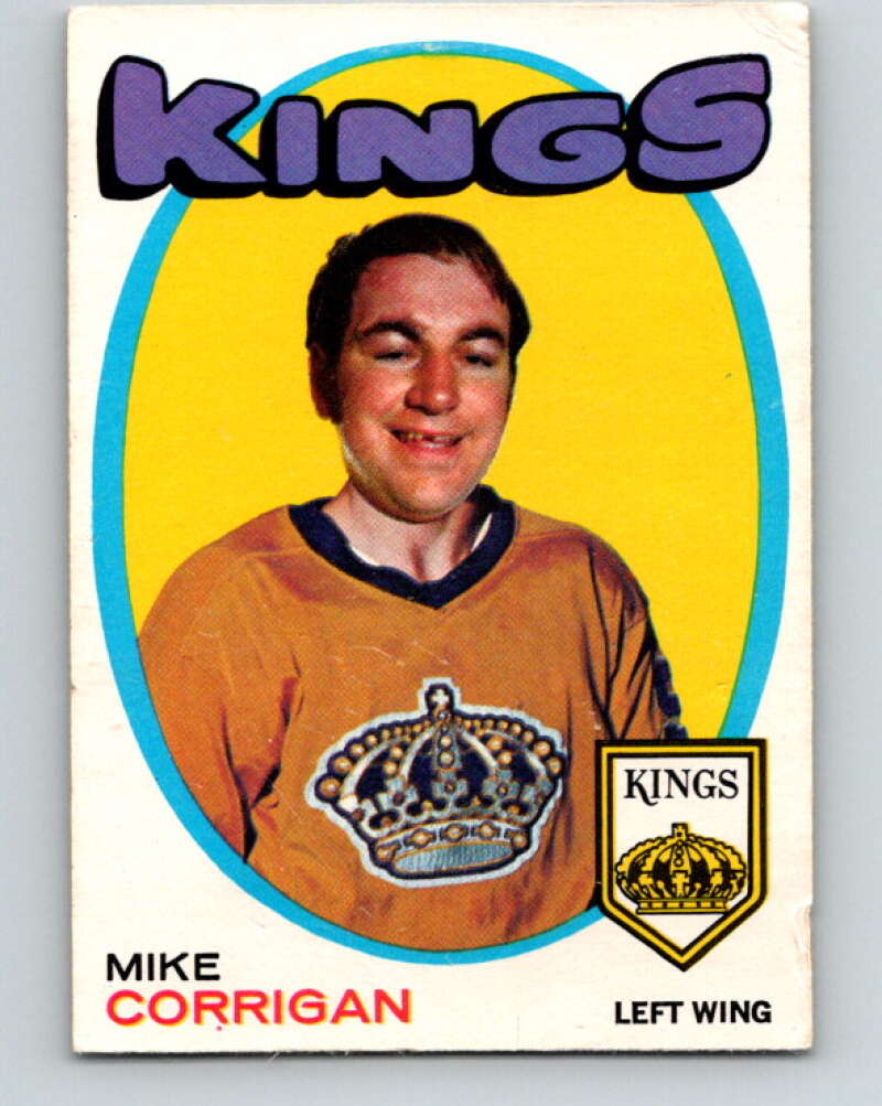 1971-72 O-Pee-Chee #157 Mike Corrigan Los Angeles Kings V9422