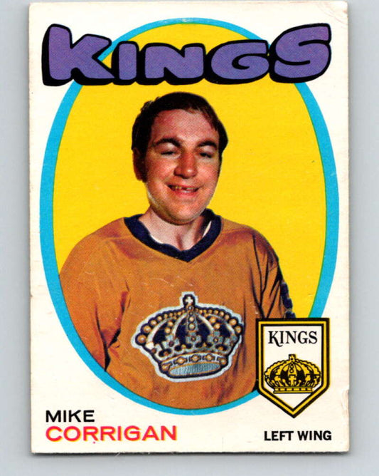 1971-72 O-Pee-Chee #157 Mike Corrigan  Los Angeles Kings  V9422