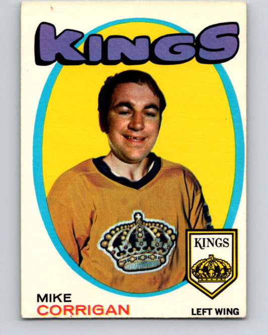 1971-72 O-Pee-Chee #157 Mike Corrigan  Los Angeles Kings  V9423