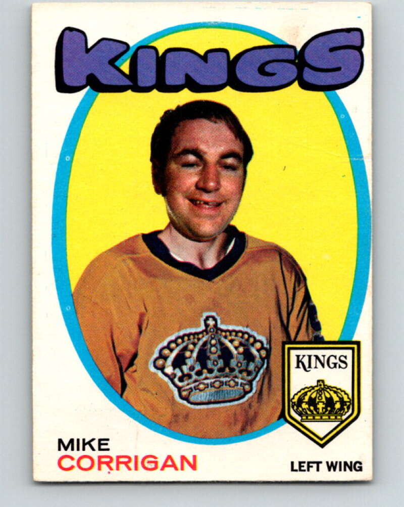 1971-72 O-Pee-Chee #157 Mike Corrigan Los Angeles Kings V9424