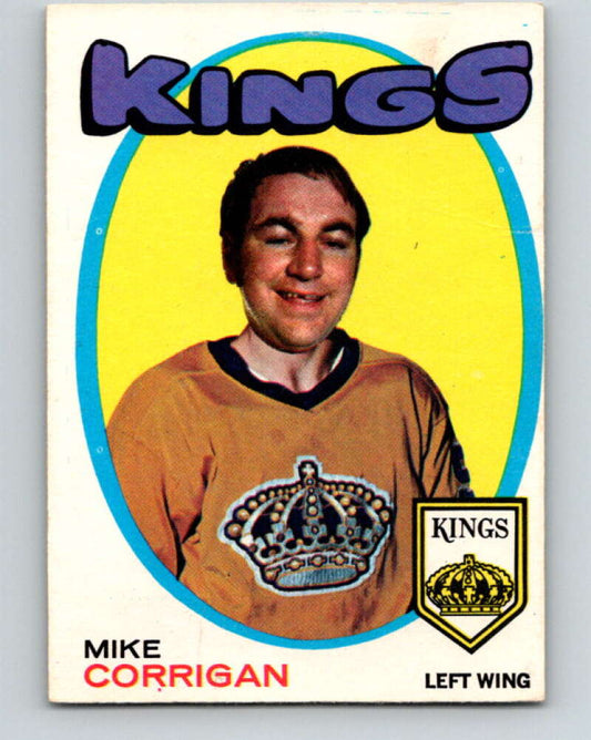 1971-72 O-Pee-Chee #157 Mike Corrigan  Los Angeles Kings  V9424