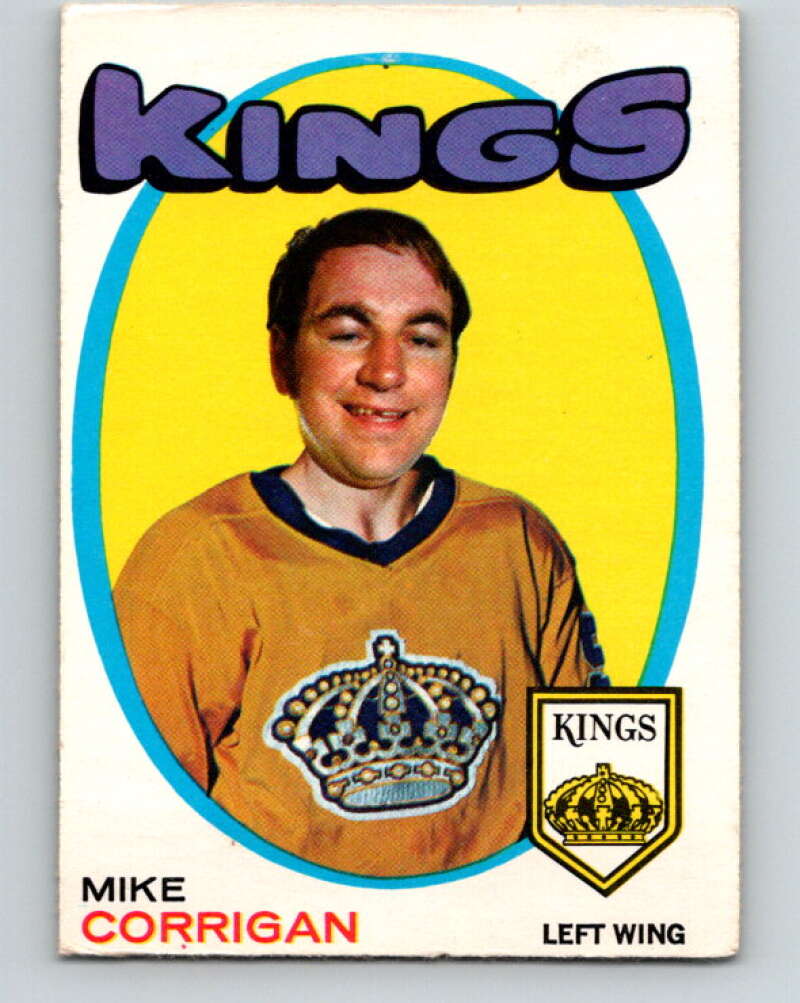 1971-72 O-Pee-Chee #157 Mike Corrigan Los Angeles Kings V9426