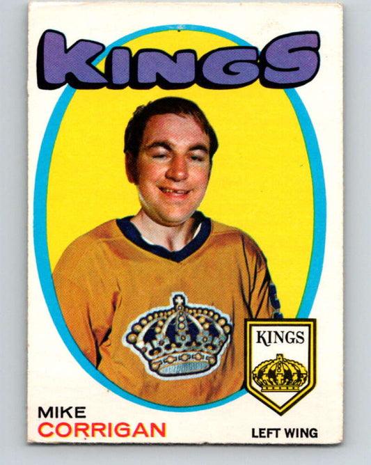 1971-72 O-Pee-Chee #157 Mike Corrigan  Los Angeles Kings  V9426