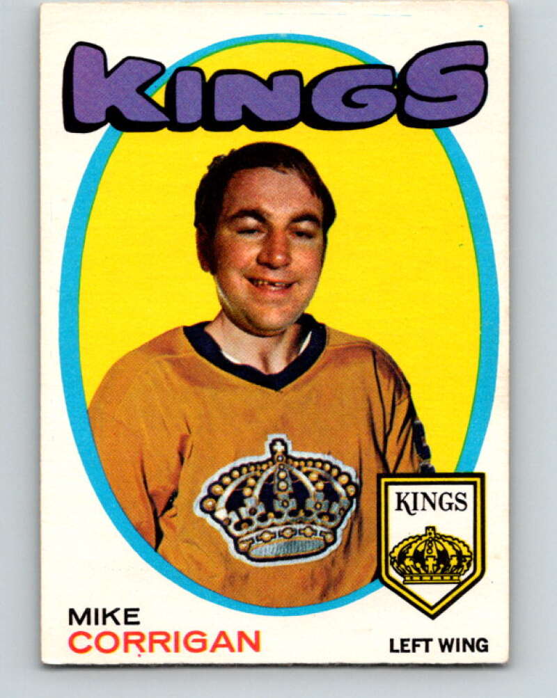 1971-72 O-Pee-Chee #157 Mike Corrigan Los Angeles Kings V9427