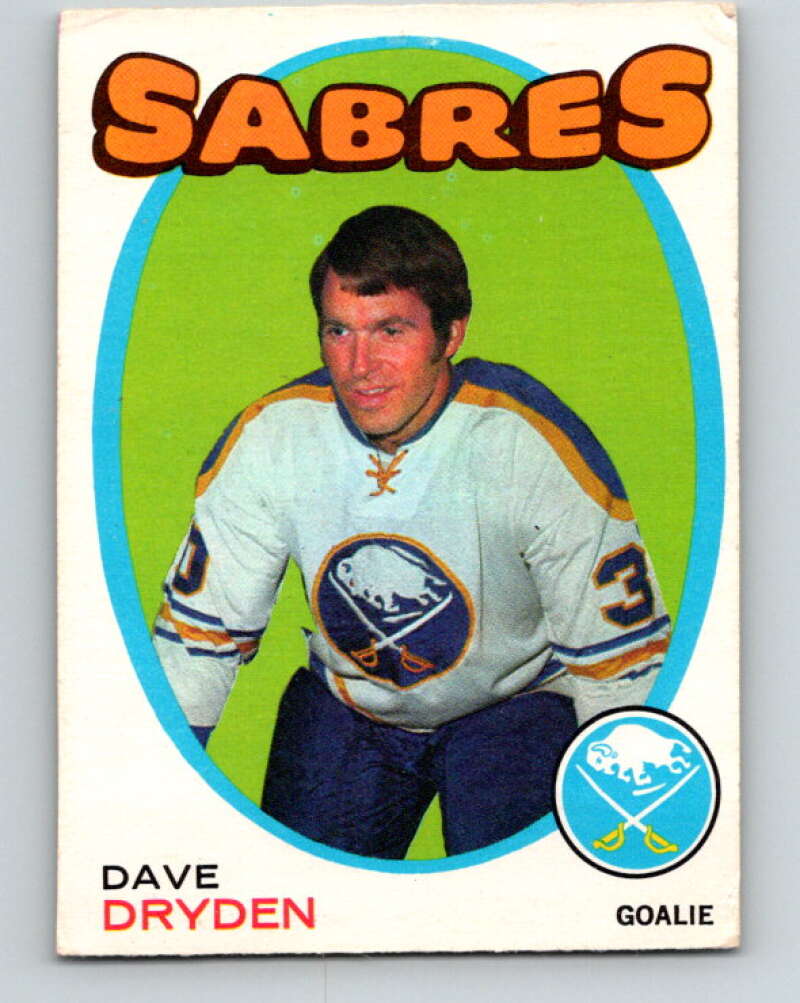 1971-72 O-Pee-Chee #159 Dave Dryden Buffalo Sabres V9434