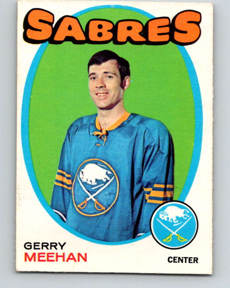 1971-72 O-Pee-Chee #160 Gerry Meehan Buffalo Sabres V9436