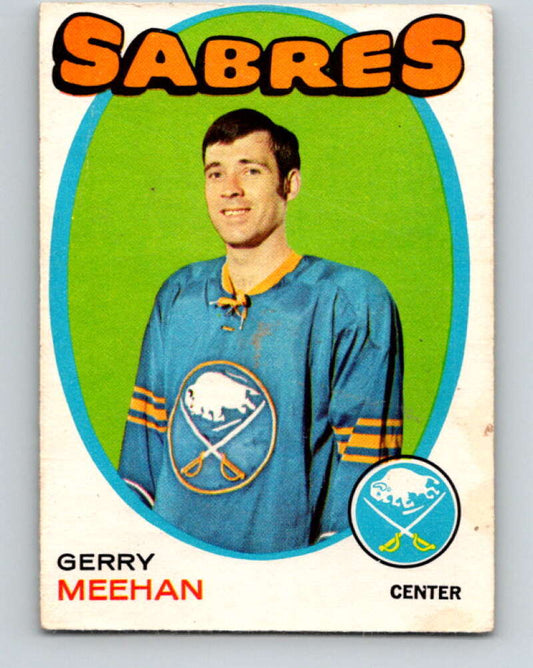 1971-72 O-Pee-Chee #160 Gerry Meehan  Buffalo Sabres  V9437
