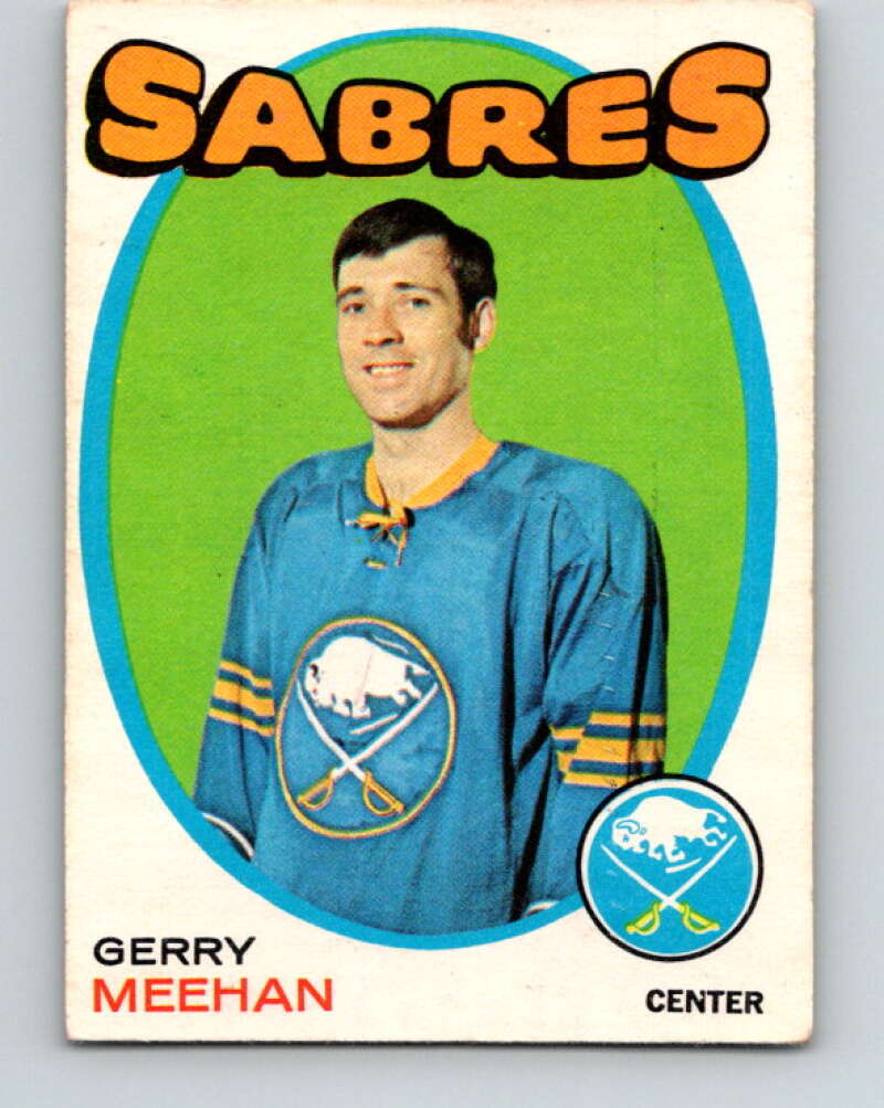 1971-72 O-Pee-Chee #160 Gerry Meehan Buffalo Sabres V9438