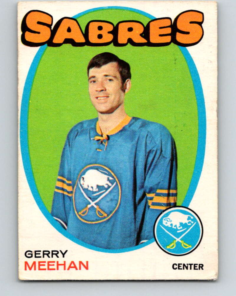 1971-72 O-Pee-Chee #160 Gerry Meehan Buffalo Sabres V9440