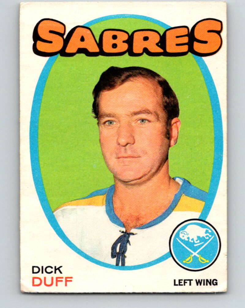 1971-72 O-Pee-Chee #164 Dick Duff Buffalo Sabres V9450