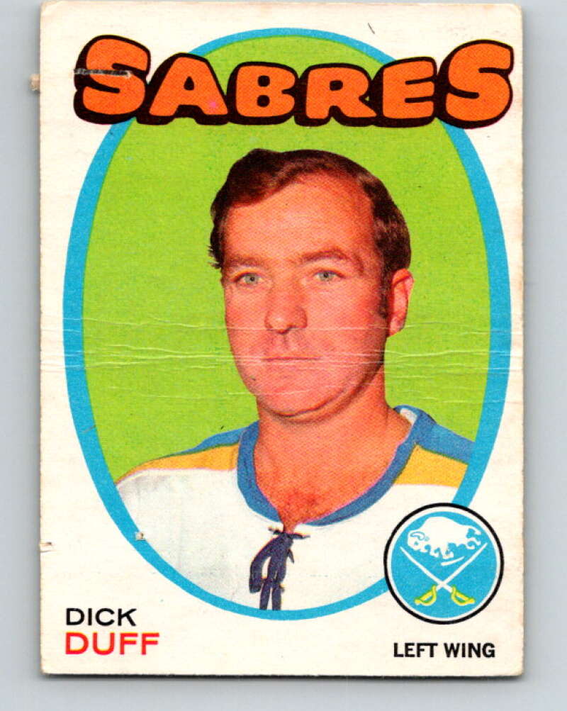 1971-72 O-Pee-Chee #164 Dick Duff Buffalo Sabres V9451