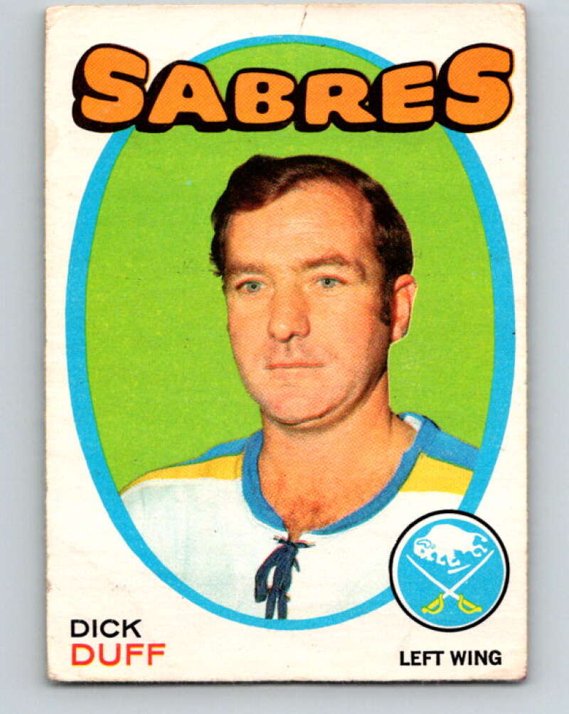 1971-72 O-Pee-Chee #164 Dick Duff Buffalo Sabres V9452