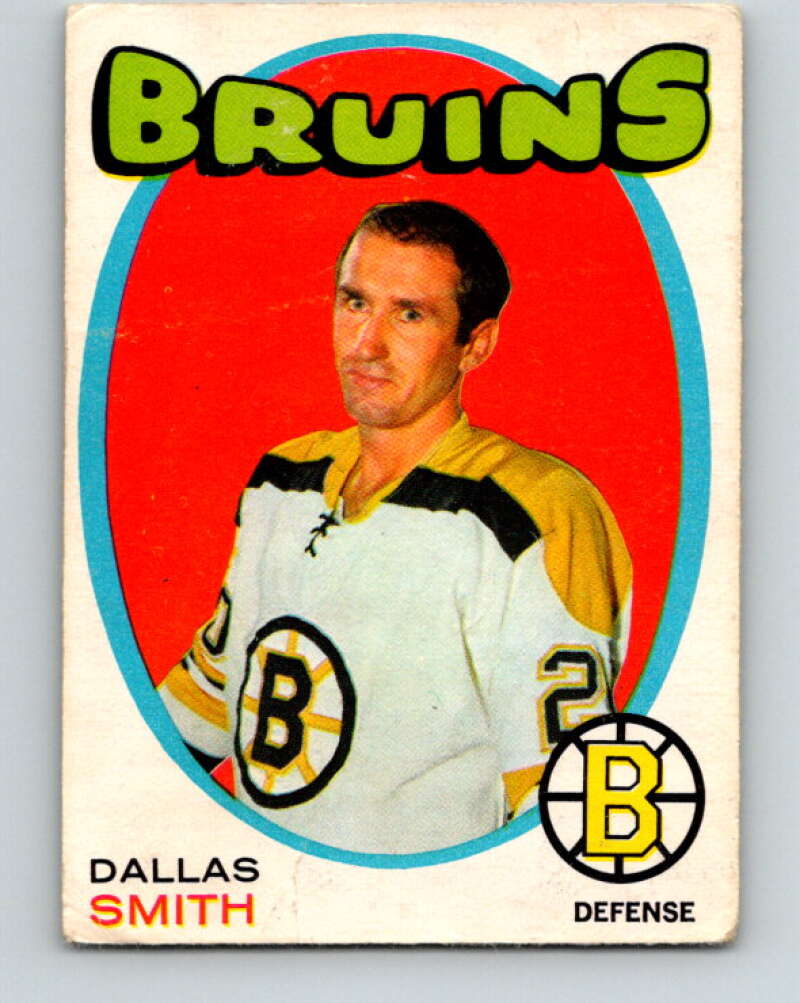 1971-72 O-Pee-Chee #170 Dallas Smith Boston Bruins V9473