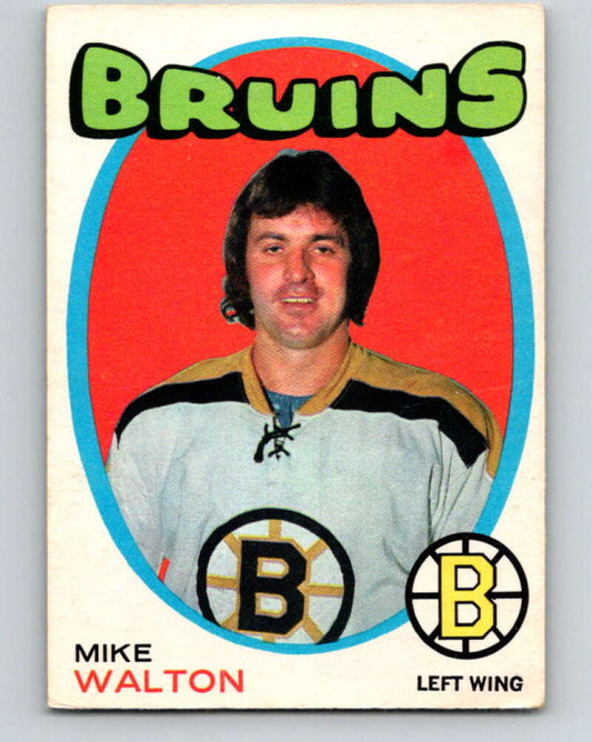 1971-72 O-Pee-Chee #171 Mike Walton  Boston Bruins  V9474