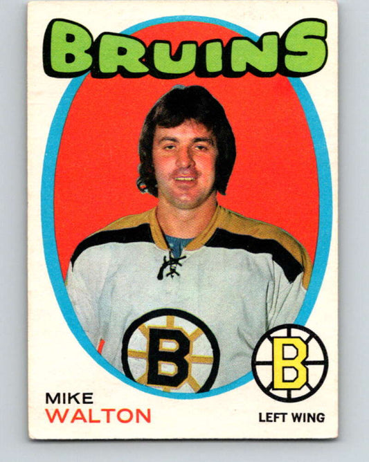 1971-72 O-Pee-Chee #171 Mike Walton  Boston Bruins  V9475