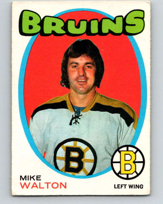 1971-72 O-Pee-Chee #171 Mike Walton  Boston Bruins  V9477