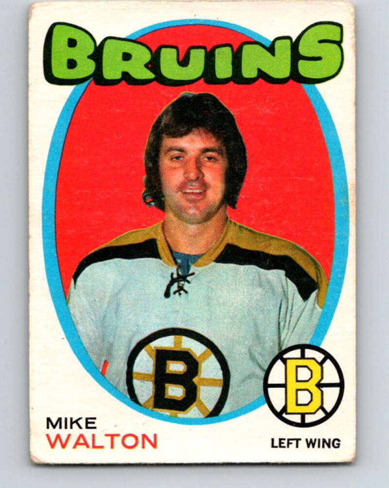 1971-72 O-Pee-Chee #171 Mike Walton Boston Bruins V9478
